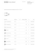 Datasheet for Gira 147127, EAN: 4010337075592
