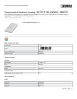 Datasheet for Phoenix Contact 2896173, EAN: 4046356096645
