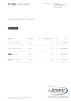 Datenblatt zu Gira 147628, EAN: 4010337040491