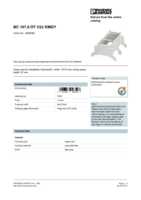 Datasheet for Phoenix Contact 2896089, EAN: 4046356096508