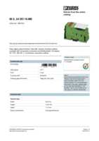 Datasheet for Phoenix Contact 2897253, EAN: 4046356148191
