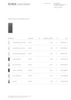 Datenblatt zu Gira 220628, EAN: 4010337012535