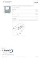 Datasheet for Hager SL20080932D1, EAN: 4012740852838