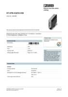 Datasheet for Phoenix Contact 2803069, EAN: 4046356312974