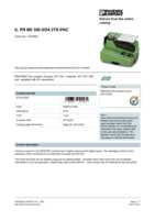 Datasheet for Phoenix Contact 2703994, EAN: 4046356041164