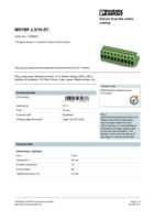 Datasheet for Phoenix Contact 1765852, EAN: 4017918031886