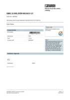 Datasheet for Phoenix Contact 2944795, EAN: 4017918081713