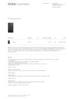 Datenblatt zu Gira 512400, EAN: 4010337017233
