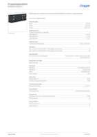 Datasheet for Hager BR6510019011, EAN: 4012740896634
