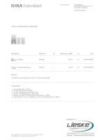 Datenblatt zu Gira 2407000, EAN: 4010337033936