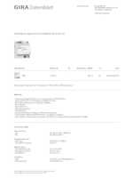 Datenblatt zu Gira 212000, EAN: 4010337023210