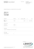 Datenblatt zu Gira 213800, EAN: 4010337023241