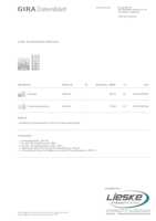 Datenblatt zu Gira 2406000, EAN: 4010337033929