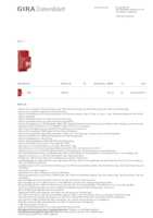 Datenblatt zu Gira 208900, EAN: 4010337035374