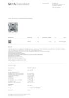 Datenblatt zu Gira 245000, EAN: 4010337031406