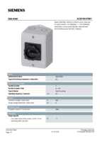Datasheet for Siemens 3LD21640TB51, EAN: 4011209521742