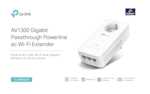 Datasheet for TP-Link TL-WPA8631P, EAN: 6935364052522
