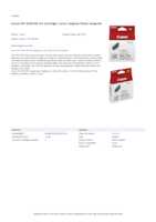 Datasheet for Canon 6957C001, EAN: 4549292243253