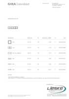 Datenblatt zu Gira 021533, EAN: 4010337019831