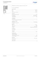 Datasheet for Hager ZAL52US, EAN: 3250611073079
