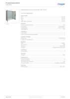 Datasheet for Hager ZAL84U, EAN: 3250611073192