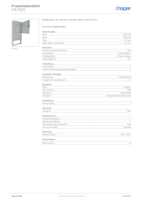 Datasheet for Hager ZAL73US, EAN: 3250611073000
