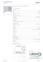 Datasheet for Hager ZAL64U, EAN: 3250611072973