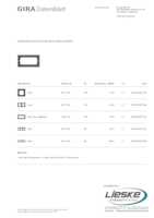 Datasheet for Gira 1002235, EAN: 4010337021315