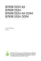 Datasheet for Gigabyte B760M DS3H AX, EAN: 4719331851767