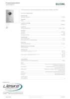 Datasheet for Elcom 1102180BTC, EAN: 3599430019654