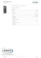 Datasheet for Elcom REW212Y, EAN: 3599430011184