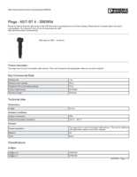 Datasheet for Phoenix Contact 3063934, EAN: 4046356301398