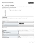 Datasheet for Phoenix Contact 3063950, EAN: 4046356301411
