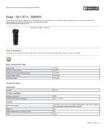 Datasheet for Phoenix Contact 3063976, EAN: 4046356301435