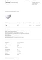 Datasheet for Gira 239902, EAN: 4010337019381