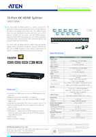 Datasheet for Aten VS0110HA-AT-G, EAN: 4719264647499