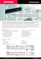 Datasheet for CyberPower PDU41005, EAN: 4712856276695
