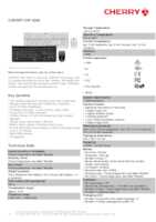 Datasheet for Cherry JD-0710DE-2, EAN: 4025112088414