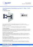 Datasheet for Allnet Vesa-2P75100, EAN: 4038816138798