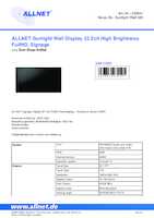 Datenblatt zu Allnet Sunlight Wall 320, EAN: 4038816235541