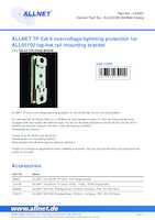 Datasheet for Allnet ALL95100-DinRail-Clamp, EAN: 4038816234209