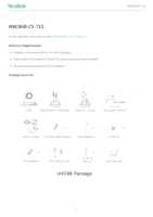 Datasheet for Yealink 1106897, EAN: 6938818320819
