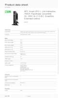 Datasheet for APC SMX750I_B-Ware, EAN: 0731304268581