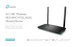 Datasheet for TP-Link Archer VR400, EAN: 6935364089689