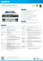 Datasheet for Gigabyte 6NR283ZK0DR000AAL1, EAN: 4719331864620