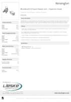 Datasheet for Kensington K64430S, EAN: 0085896644309