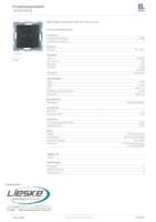 Datasheet for Berker 3315421606, EAN: 4011334330516