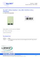 Datasheet for Allnet ALL-VDSL-SP305, EAN: 4038816114891