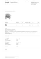 Datenblatt zu Gira 004100, EAN: 4010337041009