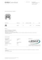 Datenblatt zu Gira 004600, EAN: 4010337046004